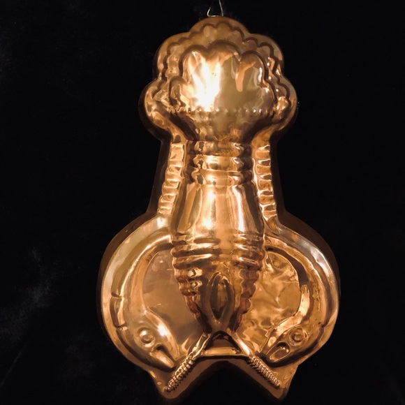 Copper Lobster Mould Decor - Picture 3 of 11
